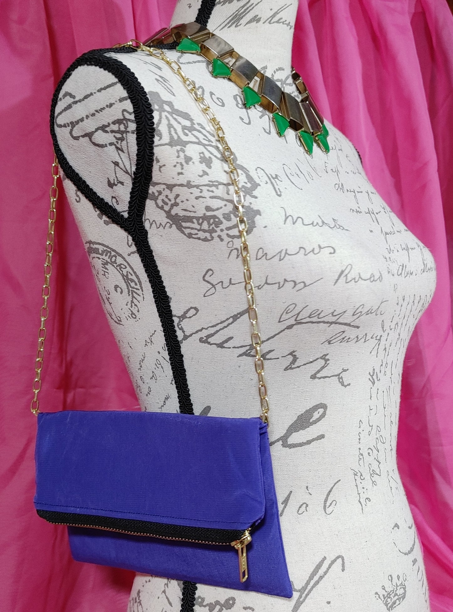 "Purple Gaze" Over-The-Shoulder Bag